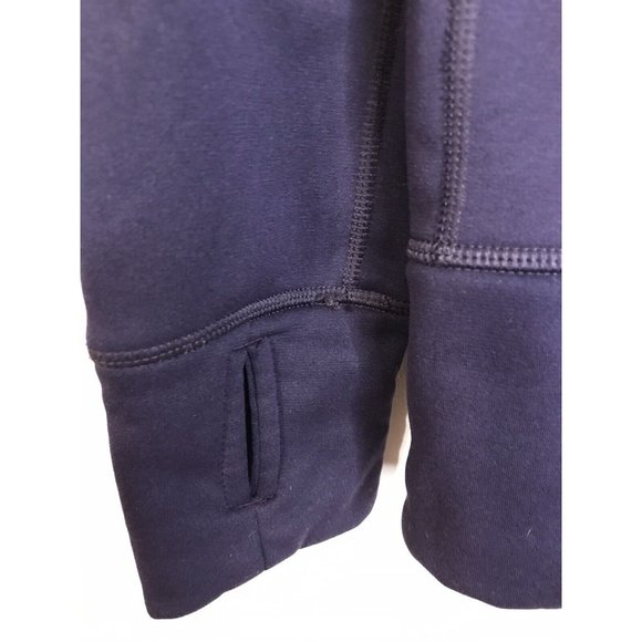 Nike Women's Small Purple Therma Fit Sweater Light Jacket Full Zip Hoodie - Picture 3 of 6